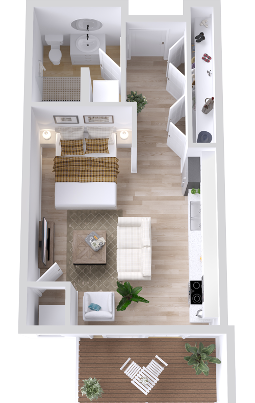 Aspen Apartment Floorplan