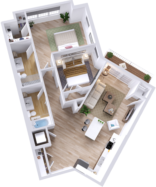 Fir Apartment Floorplan